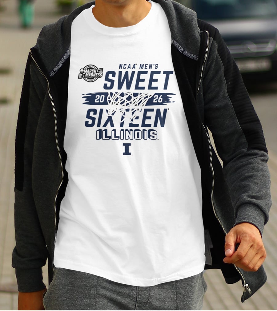 NCAA Men's March Madness 2026 Sweet Sixteen Illinois I T-Shirt