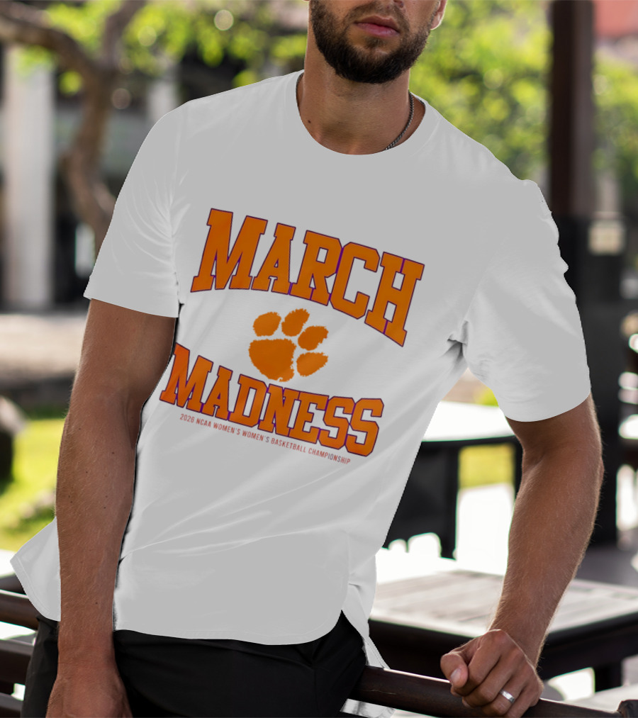 Clemson Tigers Women's Basketball NCAA March Madness 2026 Championship T-Shirt