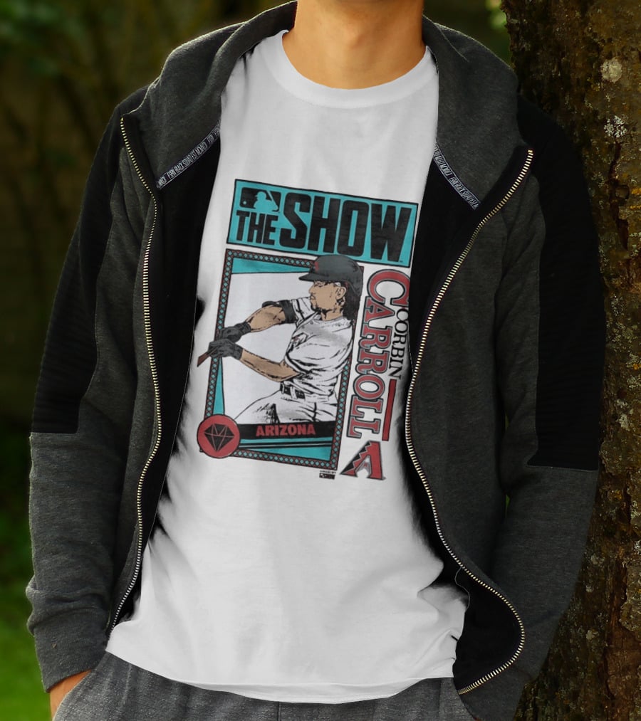 MLB The Show Corbin Carroll Arizona Diamondbacks Baseball Player T-Shirt