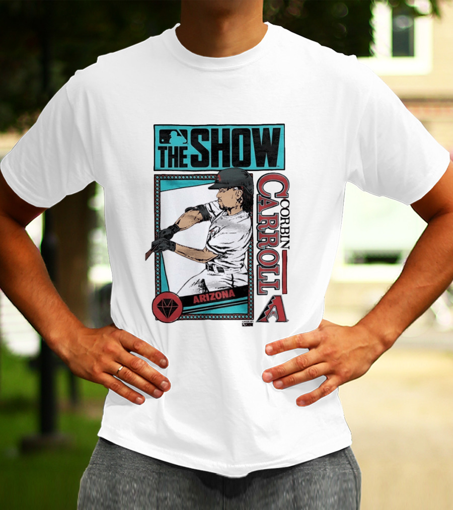 MLB The Show Corbin Carroll Arizona Diamondbacks Baseball Player T-Shirt