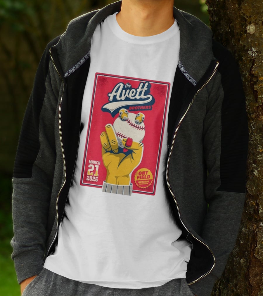 The Avett Brothers March 21 2026 Ont Field Ontario California Baseball T-Shirt