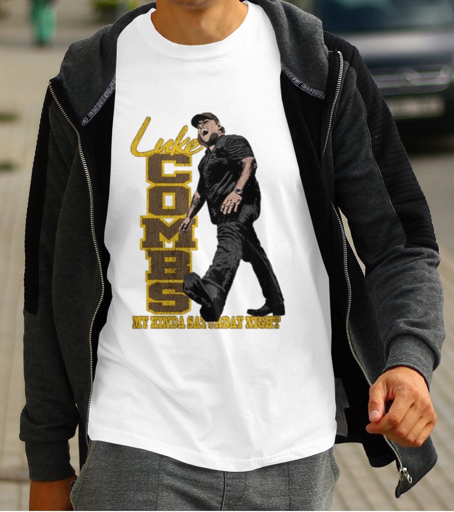 Luke Combs My Kinda Saturday Night Tour 2026 Sideline Collection T-Shirt