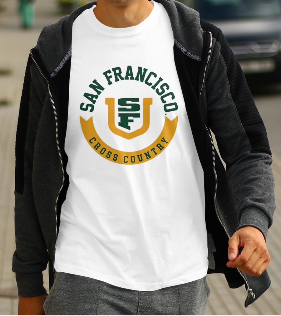 USFCA SF San Francisco Cross Country NCAA Men's T-Shirt