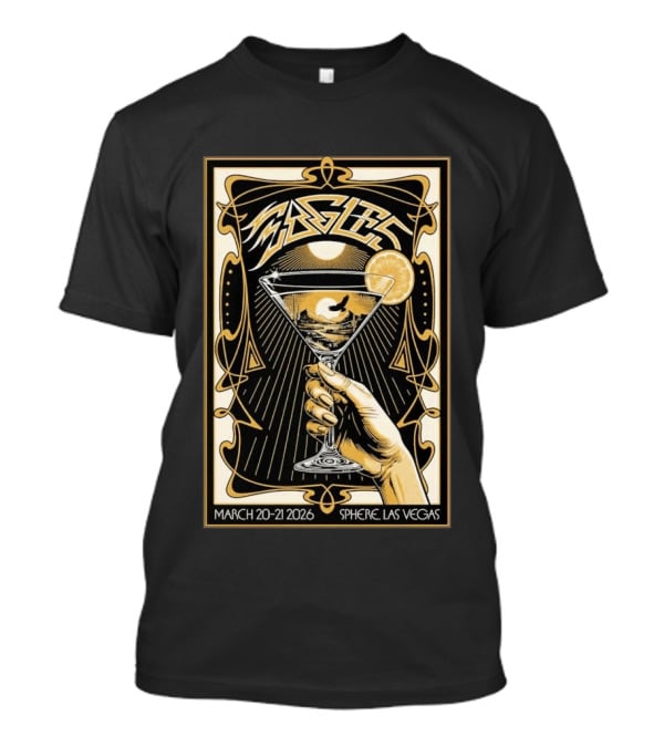 Eagles Sphere Las Vegas March 20 21 2026 Tour T-Shirt