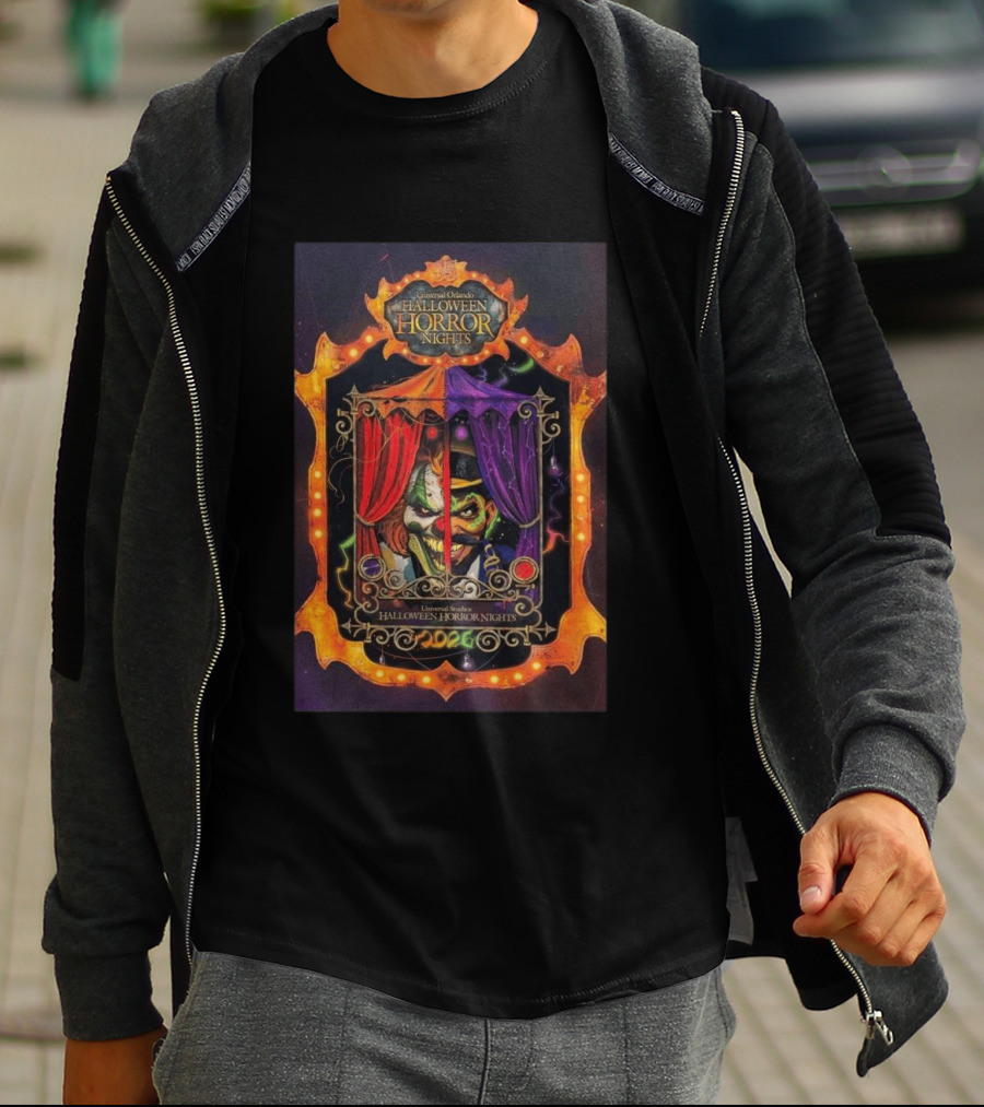 Universal Orlando Halloween Horror Nights 2026 Jack The Clown T-Shirt