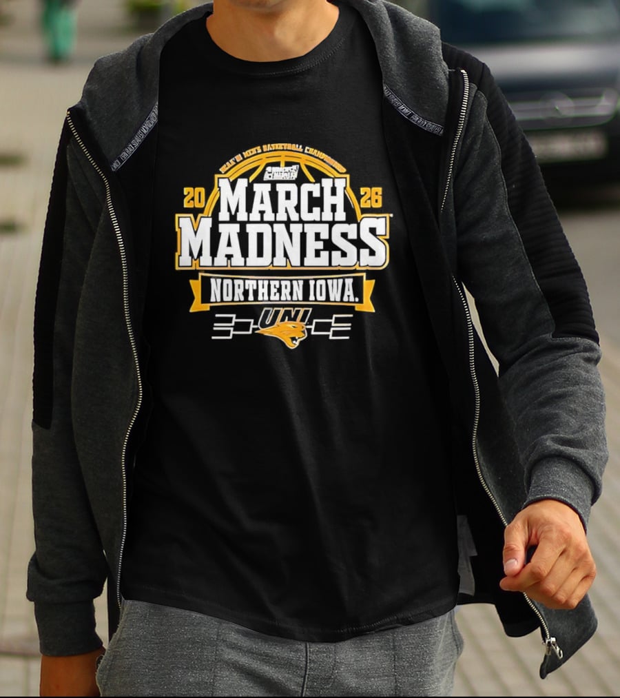 2026 March Madness Northern Iowa Panthers UNI Basketball T-Shirt