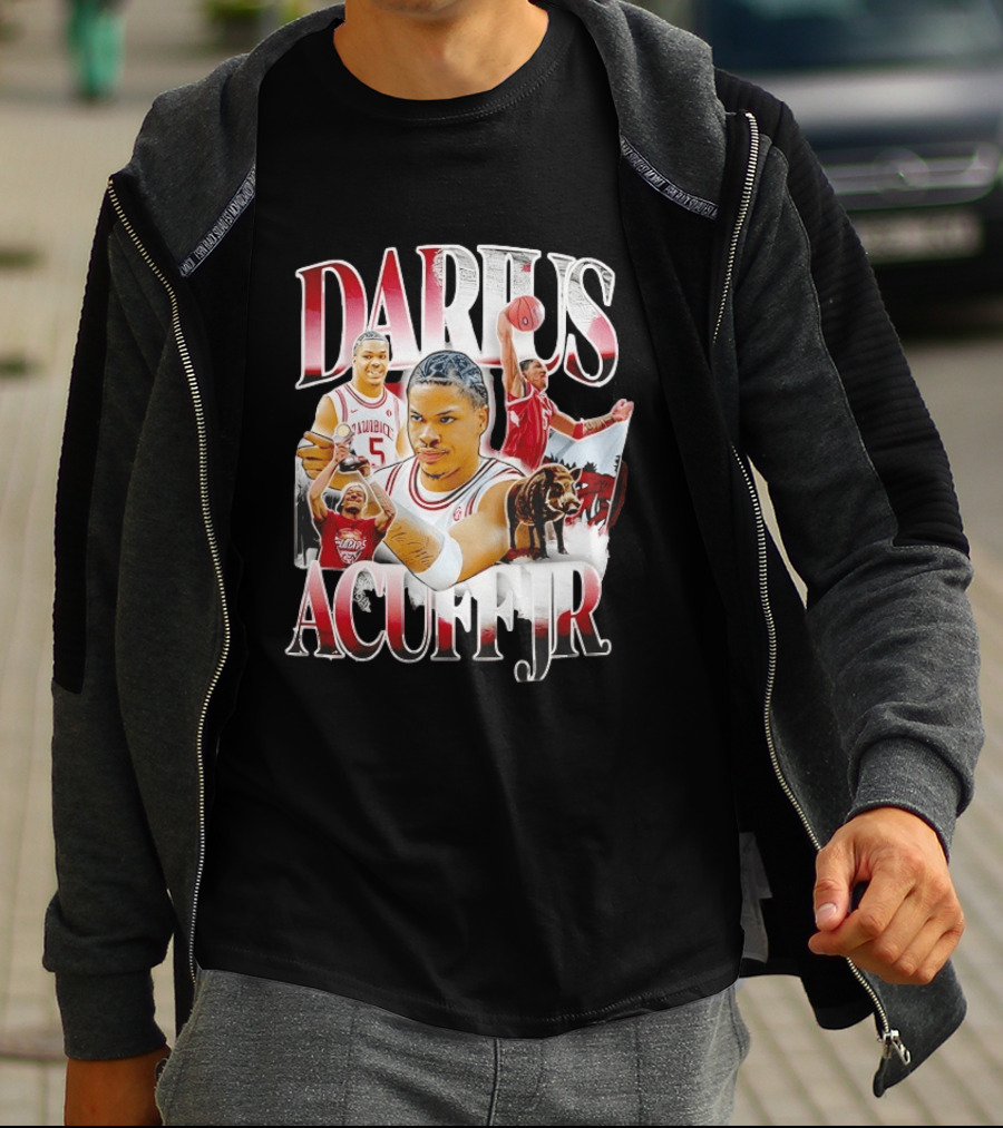 Darius Acuff Jr Arkansas Basketball Razorbacks T-Shirt