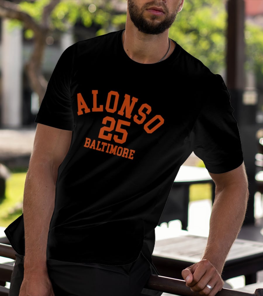Alonso 25 Baltimore Orioles Baseball T-Shirt