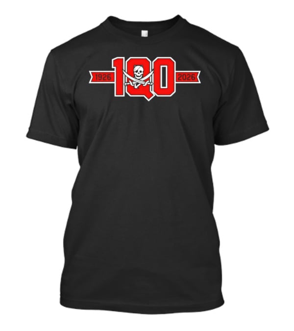 Piratas De Quebradillas BSN 100 Years 1926 2026 Celebration T-Shirt