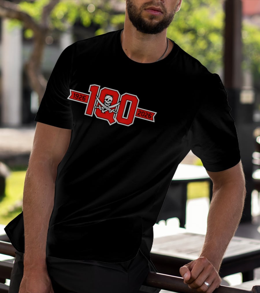 Piratas De Quebradillas BSN 100 Years 1926 2026 Celebration T-Shirt