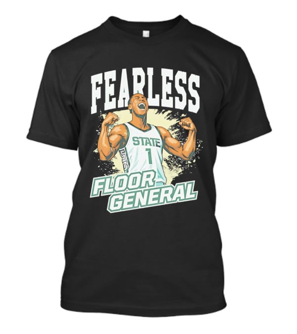 Fearless State 1 Floor General MM26 Michigan State Spartans T-Shirt