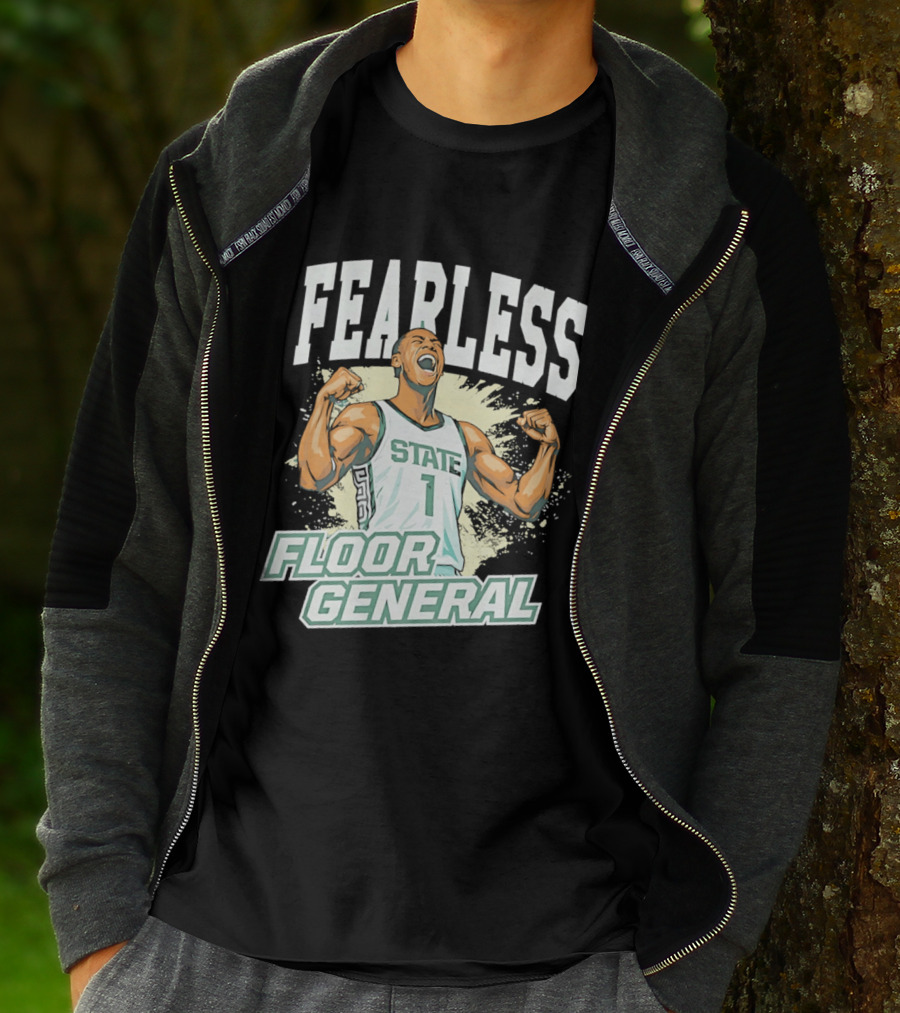 Fearless State 1 Floor General MM26 Michigan State Spartans T-Shirt