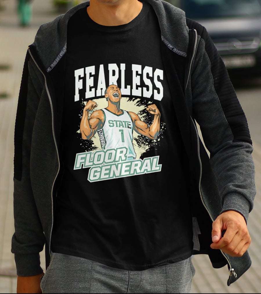 Fearless State 1 Floor General MM26 Michigan State Spartans T-Shirt
