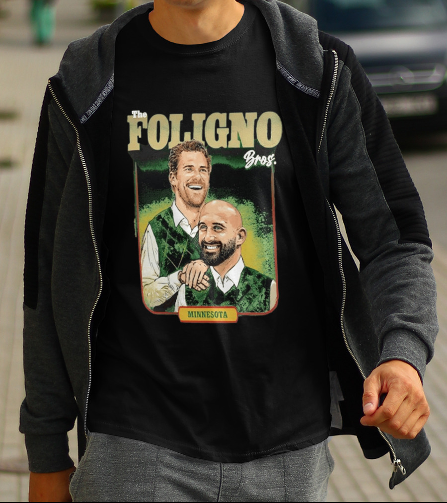 The Foligno Bros Nick Foligno Marcus Foligno Minnesota T-Shirt