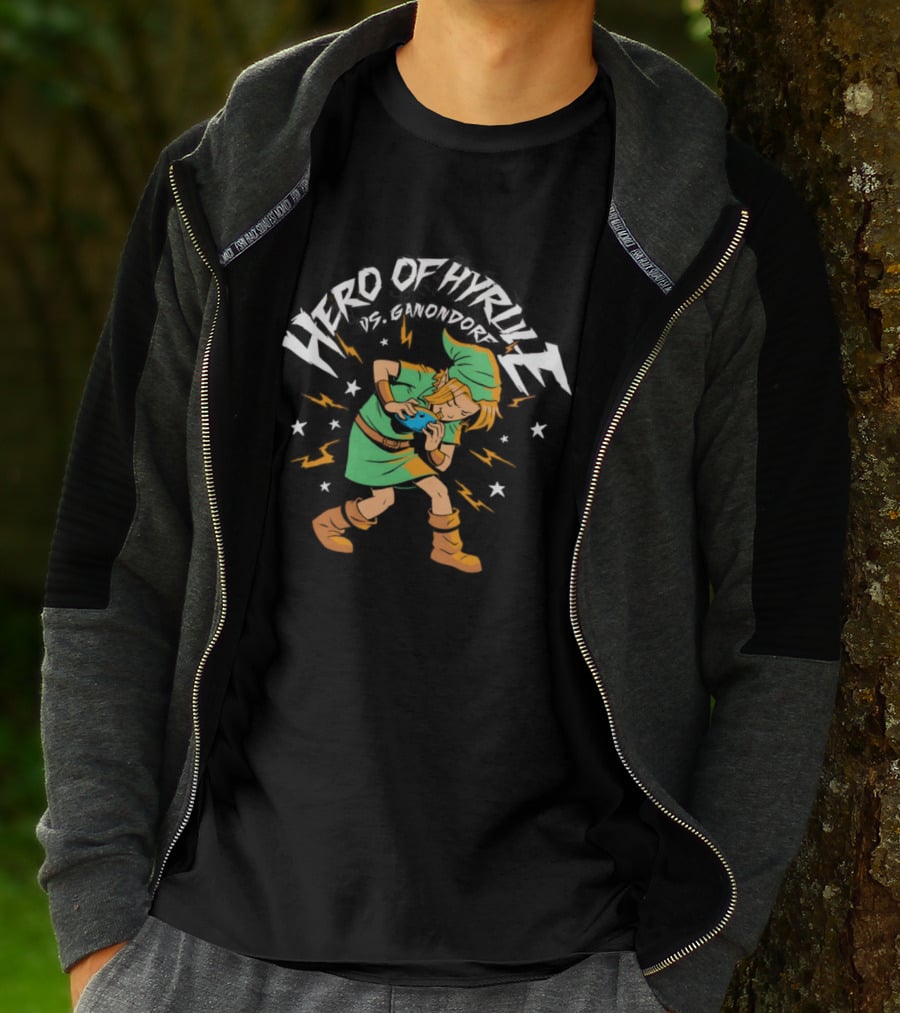 Hero Of Hyrule Legend Of Zelda Retro Gaming T-Shirt