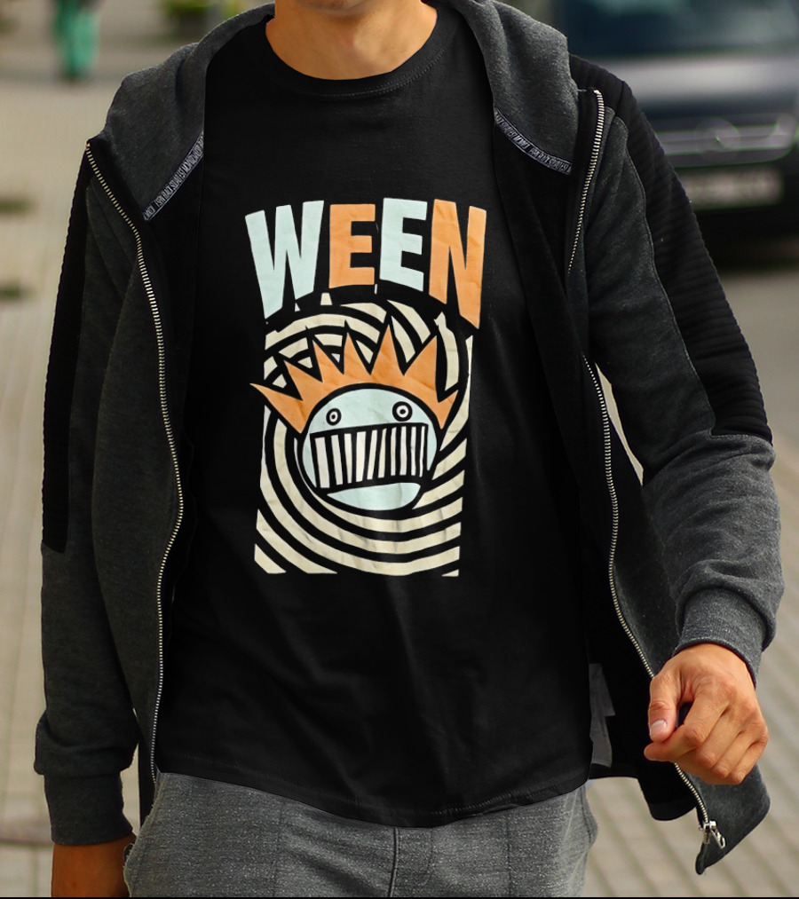 Ween 2017 Tour Boognish Icon Spiral T-Shirt