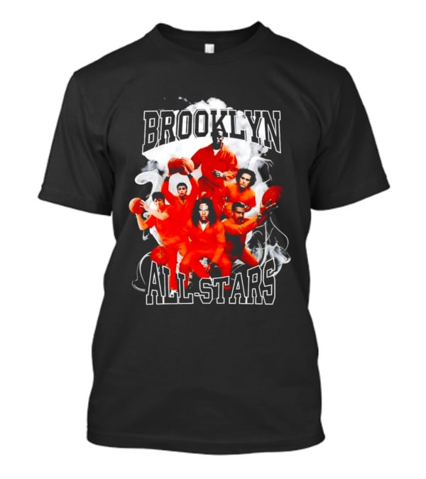 Brooklyn All Stars Basketball Team Creative Smoke T-Shirt