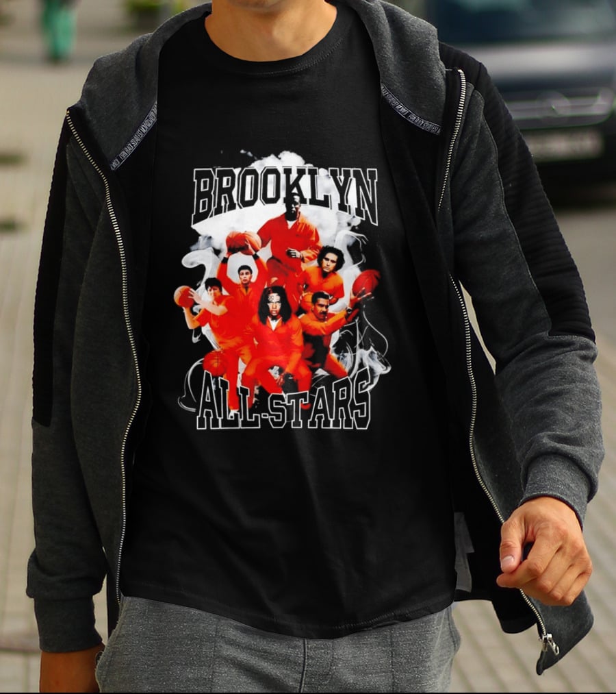 Brooklyn All Stars Basketball Team Creative Smoke T-Shirt