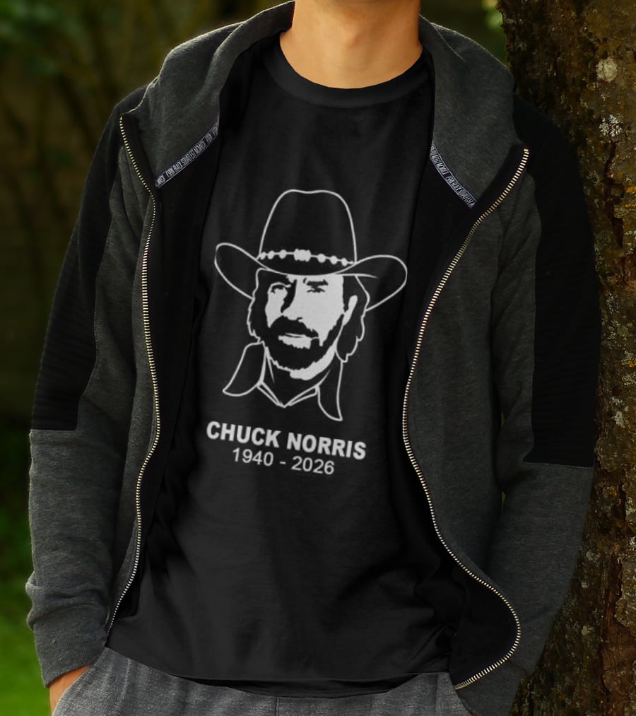 Chuck Norris Forever In Our Memories 1940 2026 WWE Legend 2 Sides T-Shirt