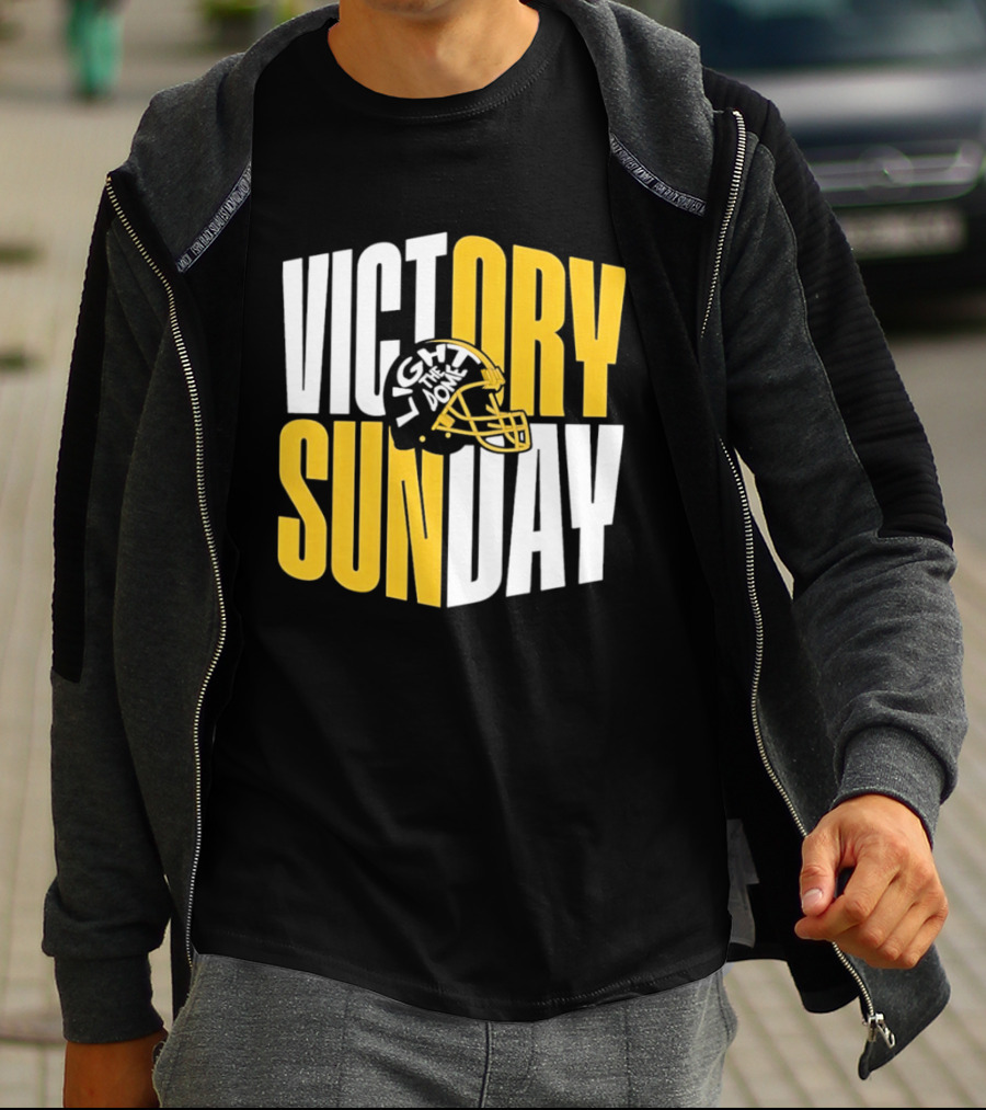 Victory Sunday Light The Dome Helmet T-Shirt