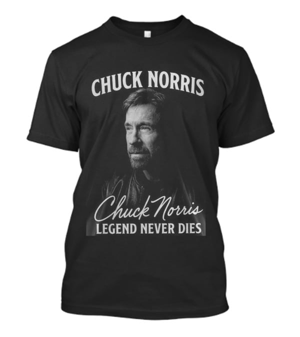 Chuck Norris Legend Never Dies Two Sides T-Shirt