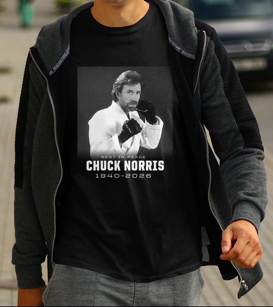 Rest In Peace Chuck Norris 1940 2026 Legend T-Shirt