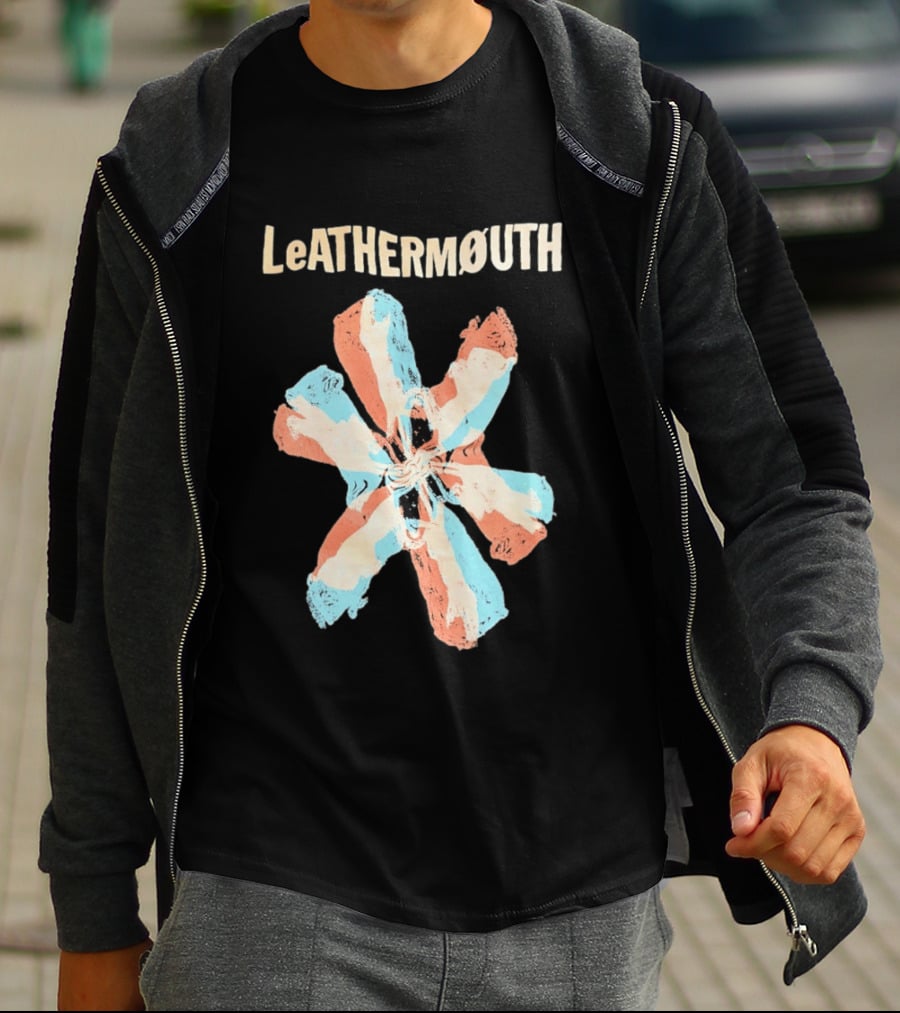 Leathermouth Psychedelic Abstract Flower T-Shirt