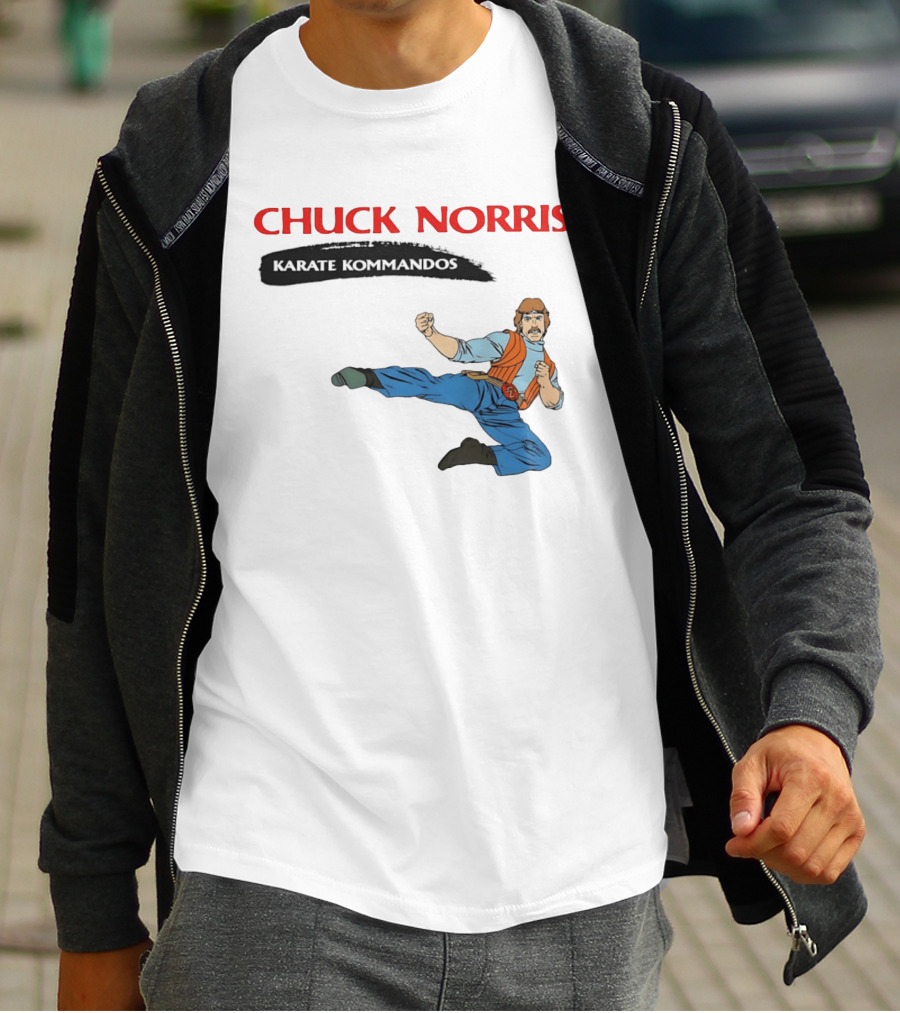 Chuck Norris Karate Kommandos 80s Cartoon Martial Arts Adventure T-Shirt