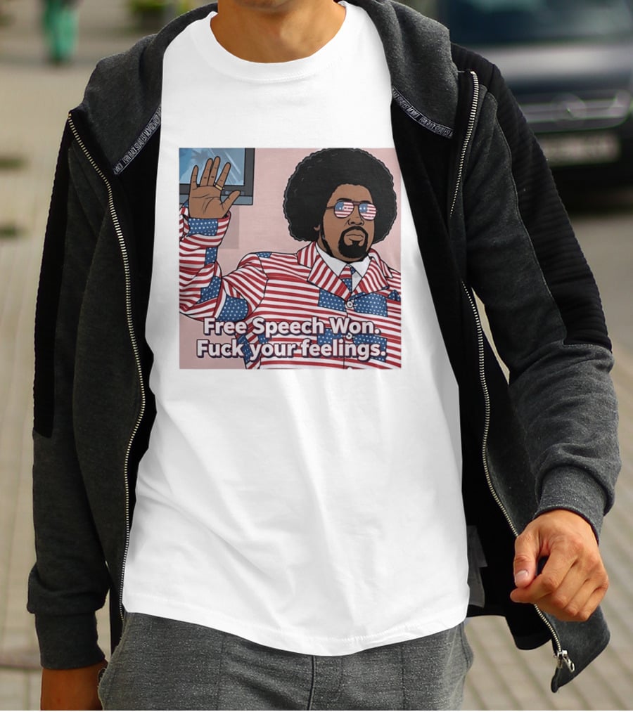 USA Flag Free Speech Won Fck Your Feelings Patriotic T-Shirt
