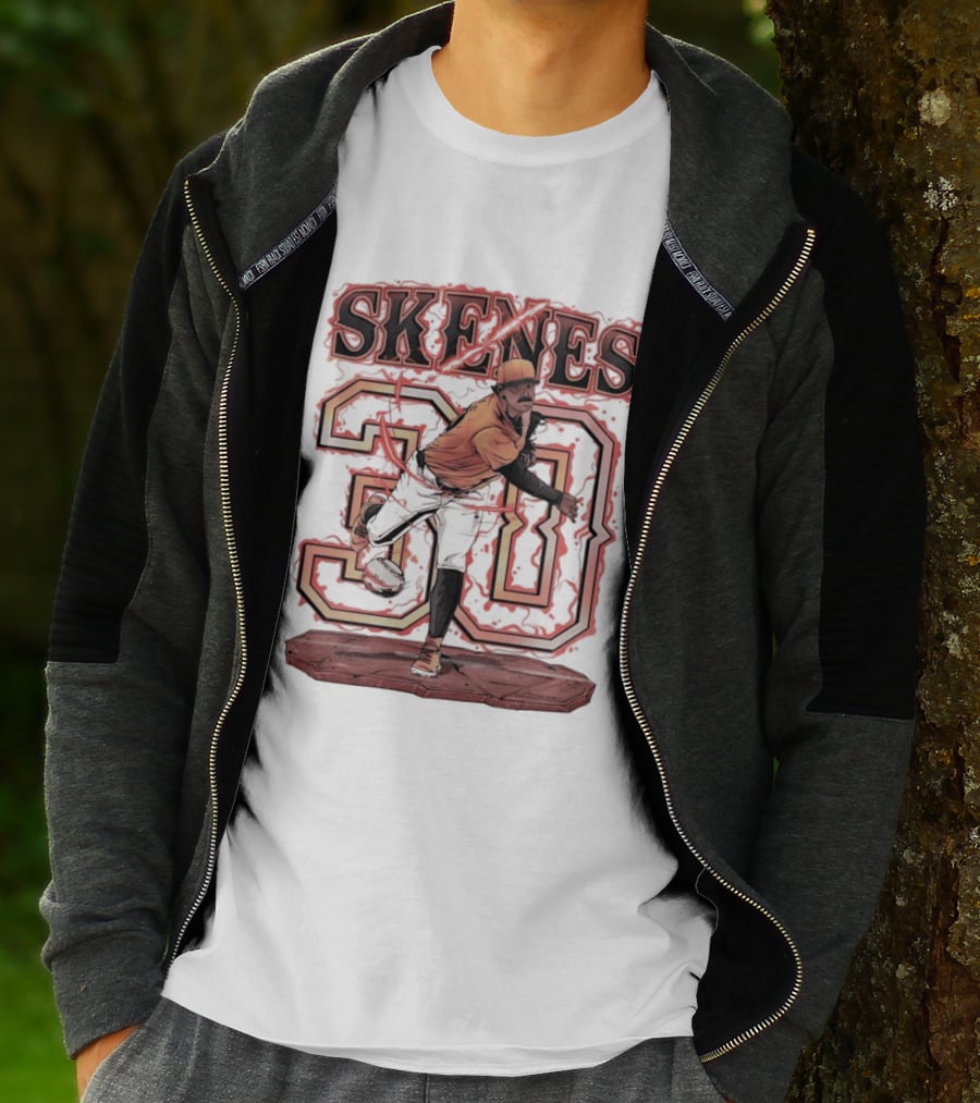 Skenes 30 Pittsburgh Pirates Baseball Blazing 2026 T-Shirt