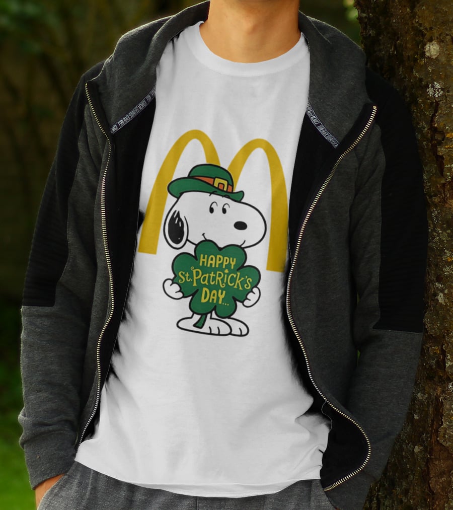 McDonald's Snoopy Happy St. Patrick's Day 2026 Collaboration T-Shirt