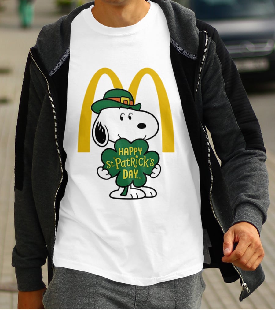 McDonald's Snoopy Happy St. Patrick's Day 2026 Collaboration T-Shirt