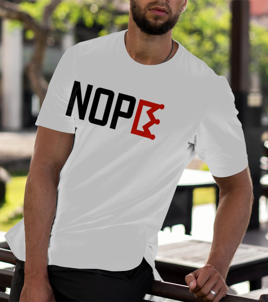 NOPE Crown Symbol No Kings In America T-Shirt
