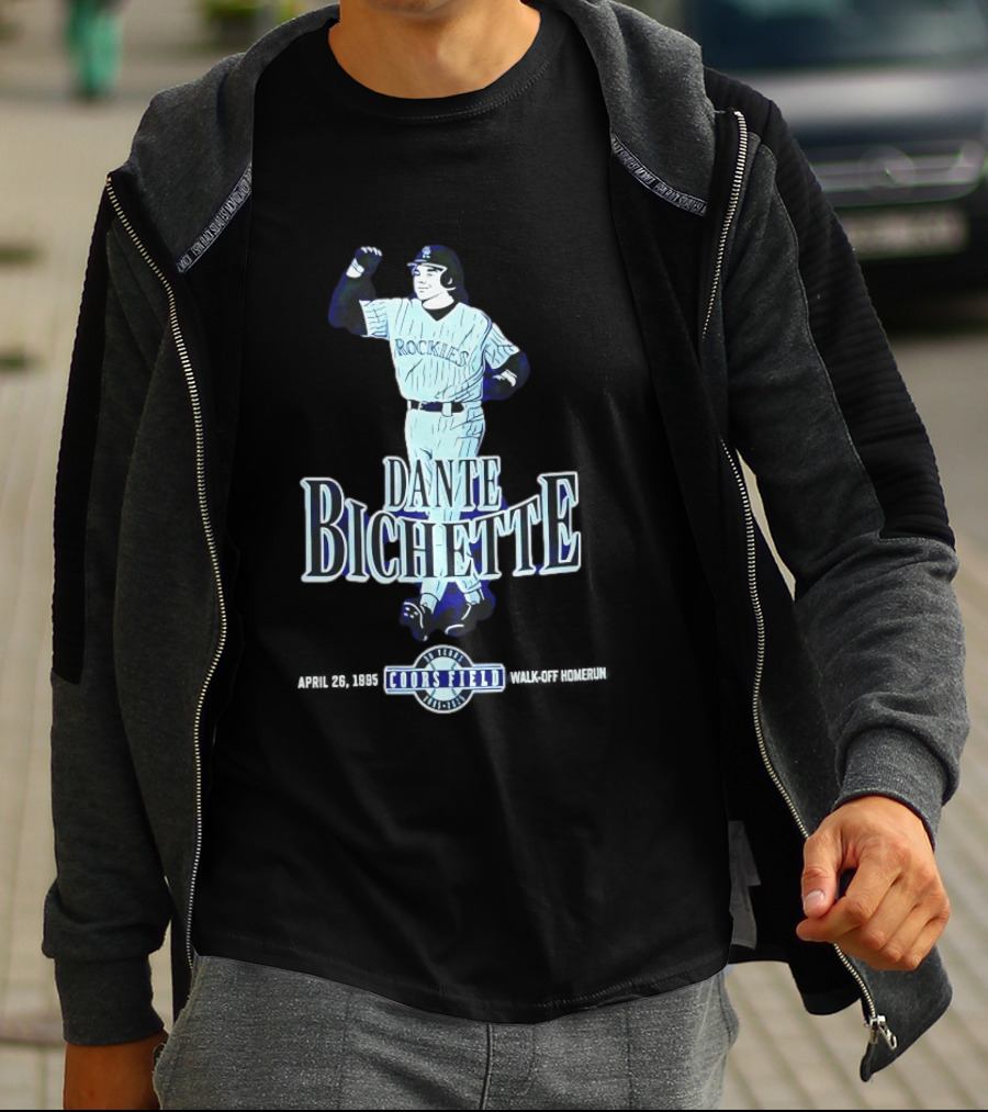 Dante Bichette Rockies Coors Field Walk Off Home Run T-Shirt