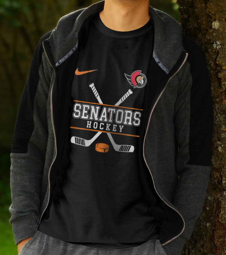 Ottawa Senators Hockey Harley Davidson Nike Collaboration T-Shirt