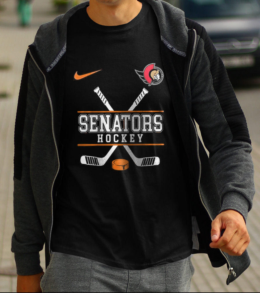 Ottawa Senators Hockey Harley Davidson Nike Collaboration T-Shirt
