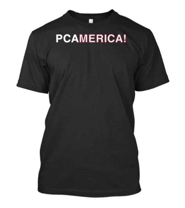 PCAMERICA! Bold Red White T-Shirt