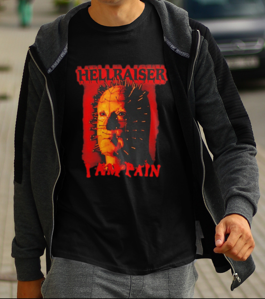 Hellraiser I Am Pain Pinhead Horror Movie T-Shirt