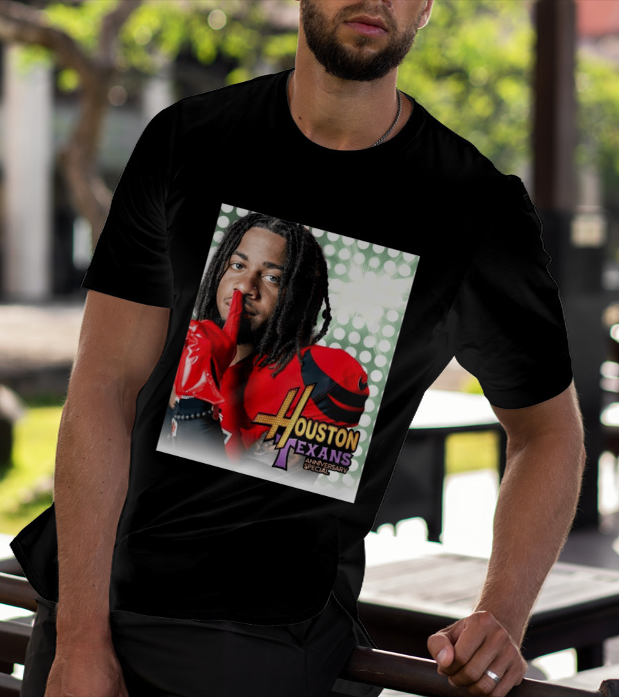 Houston Texans Anniversary Specials Stefon Diggs Hannah Montana 20th Celebration T-Shirt