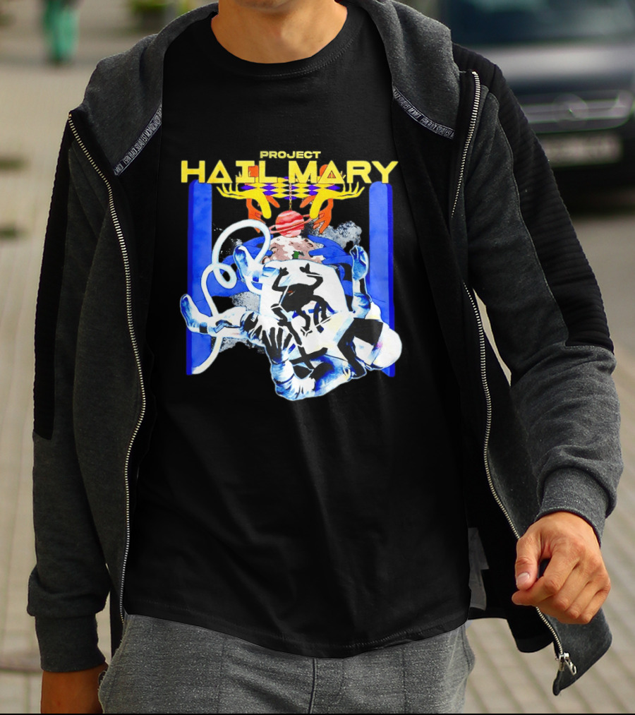 Hail Mary Sci Fi Space Adventure Book Lover T-Shirt