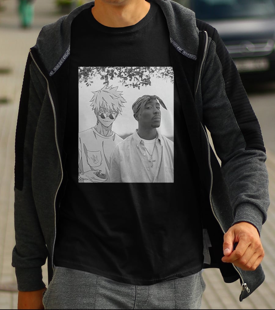 Jujutsu Kaisen X Tupac Collaboration All Eyez On Me T-Shirt