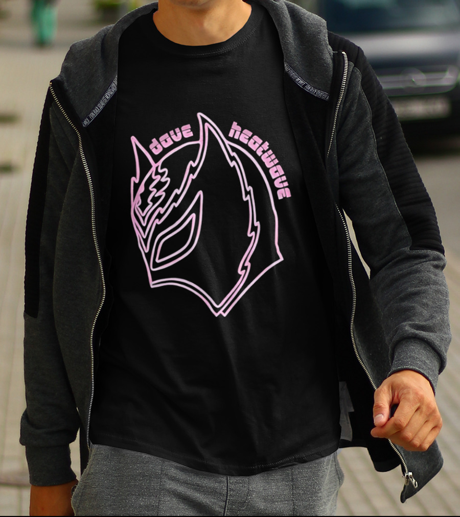 Matt Mercer Dave Heatwave Mask Iconic Luchador T-Shirt