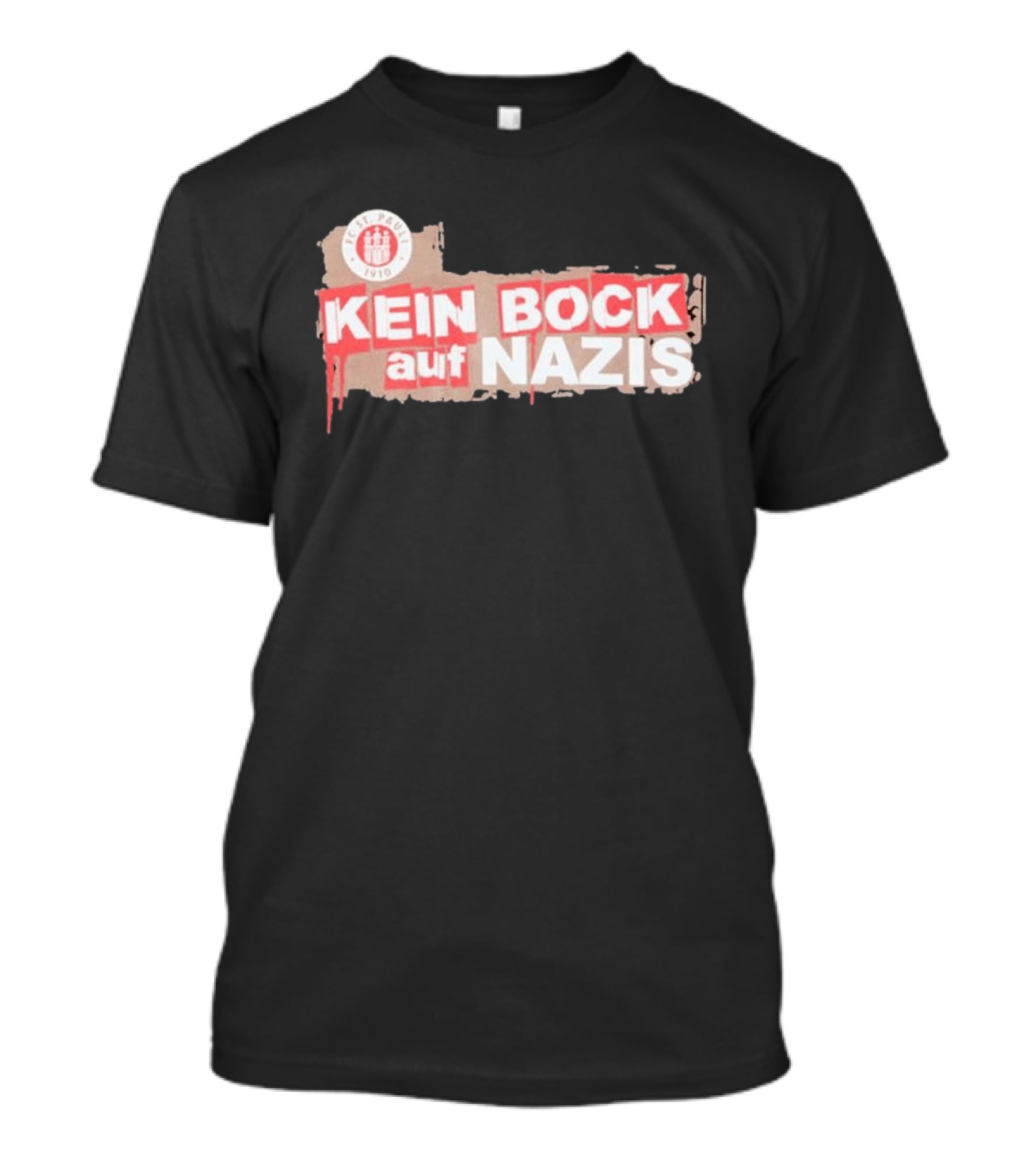 FC St Pauli Kein Bock Auf Nazis Anti Fascist T-Shirt