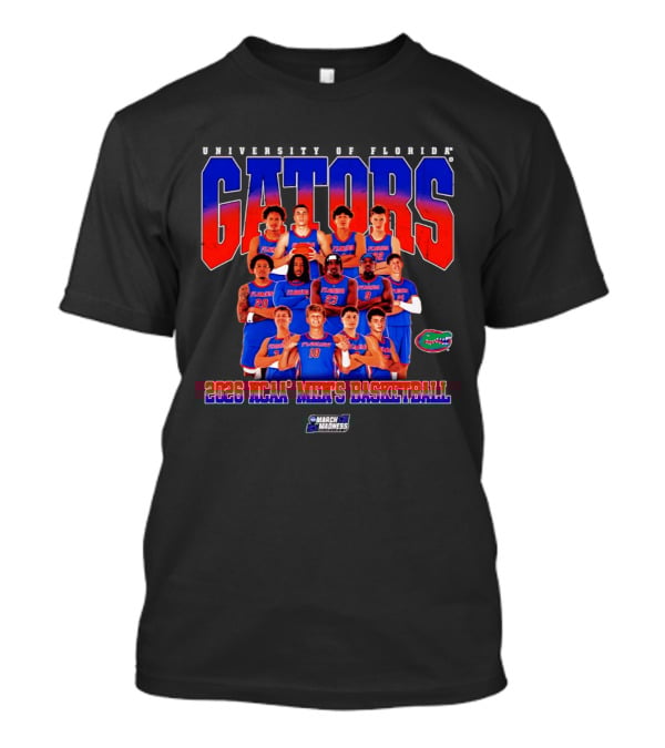 Florida Gators 2026 NCAA Men's Basketball March Madness Team T-Shirt