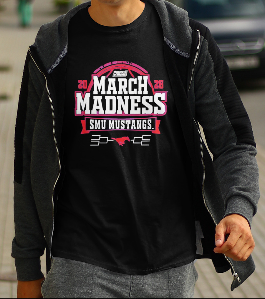 SMU Mustangs 2026 NCAA Women's Basketball March Madness Four It All T-Shirt