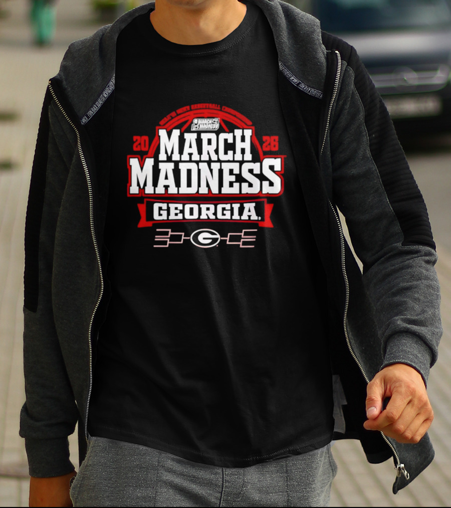 Georgia Bulldogs 2026 NCAA Tournament March Madness Basketball T-Shirt