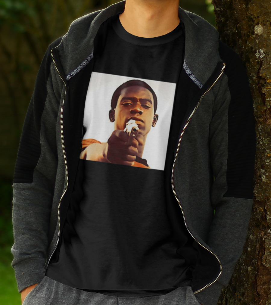 Snowfall TV Series 2017 Damson Idris Character With Gun T-Shirt