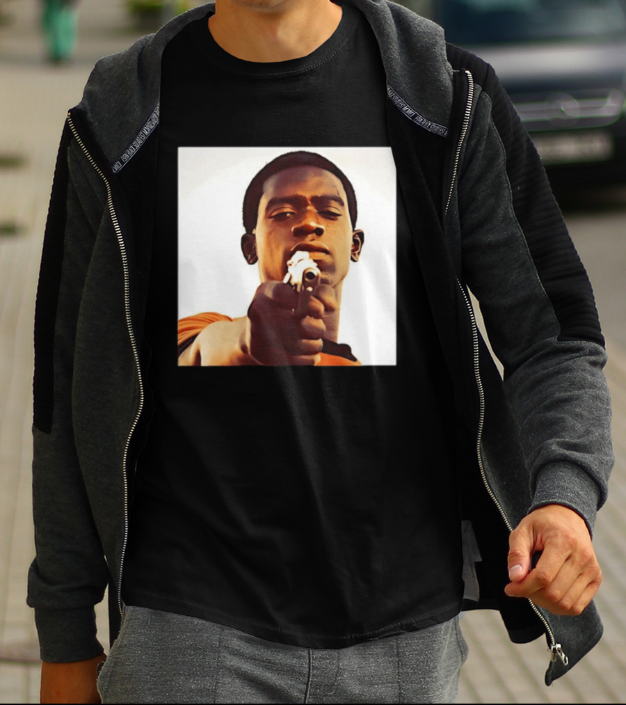 Snowfall TV Series 2017 Damson Idris Character With Gun T-Shirt