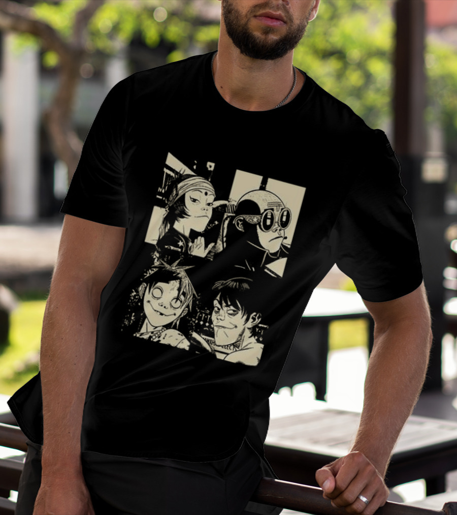 Gorillaz The Mountain Tour 2023 Dates And Locations Vintage Band T-Shirt