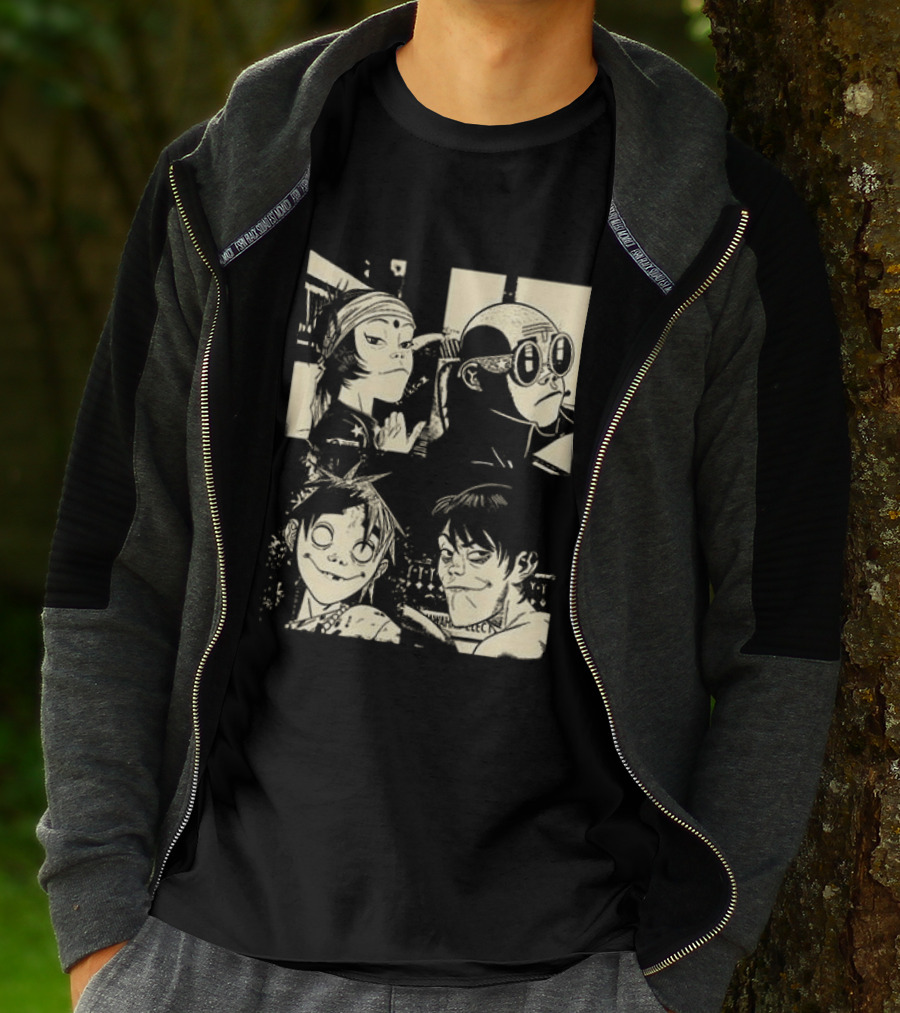 Gorillaz The Mountain Tour 2023 Dates And Locations Vintage Band T-Shirt